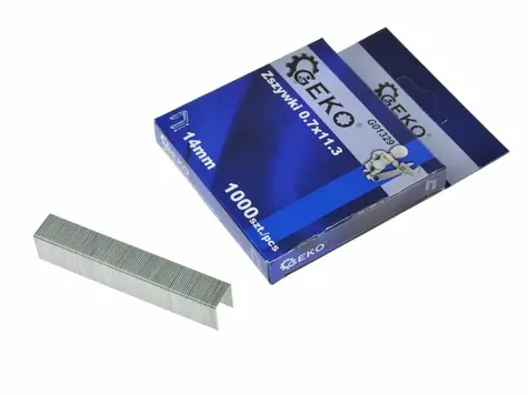 GEKO Sponky do sešívačky 0.7x11.3 14mm 1000 ks 