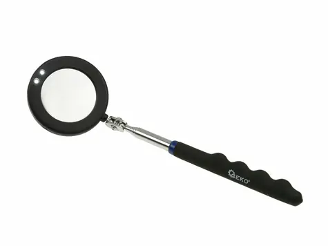 GEKO Teleskopické inspekční LED zrcátko 280-870mm 