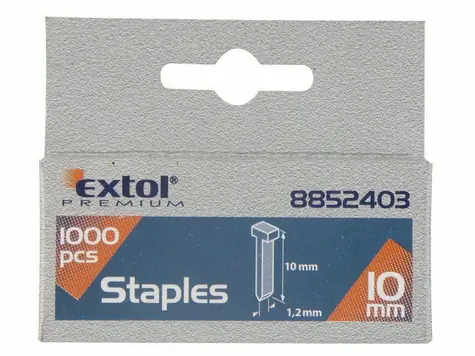 EXTOL-PREMIUM Hřebíky 1000ks - 14mm / 2.0x0.52x1.2mm 