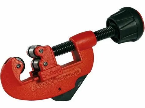 EXTOL-PREMIUM Řezač trubek s odhrotovačem O 3-30mm / řezací kolečko 18x4x4.8mm / HSS 