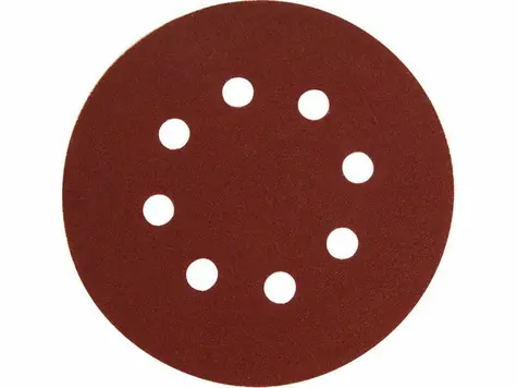 EXTOL-PREMIUM Papír brusný výsek 125 mm | P40 | 8 otvorů | suchý zip | 10ks