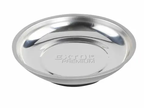 EXTOL-PREMIUM Miska magnetická nerez 150mm / hloubka misky 25mm / magnet o pr. 80mm 