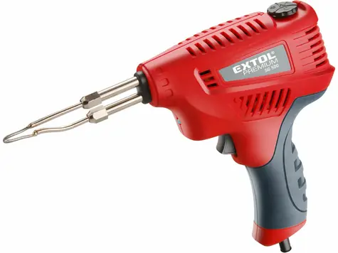 EXTOL-PREMIUM Pistole pájecí s regulací teploty 200W / transformátorová