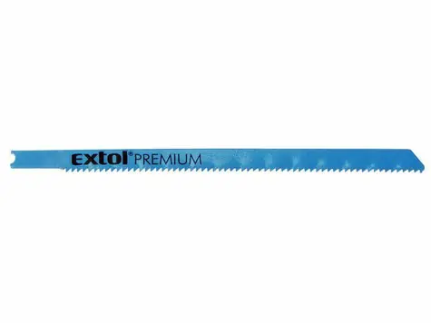 EXTOL-PREMIUM Plátky do přímočaré pily 106x1.8mm 5ks / úchyt UNIVERSAL / Bi-metal 