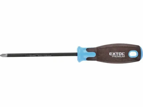 EXTOL-PREMIUM SUPERGRIP Šroubovák křížový PH 2x125mm / CrV 
