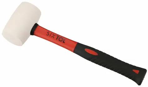 SIXTOL TPR HAMMER 450 bílá / Gumová palička / 450g / 330mm