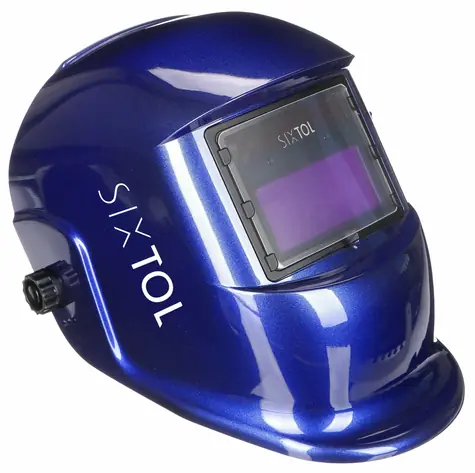 SIXTOL WELDING MASK 3 modrá / Svářecí kukla samostmívací 