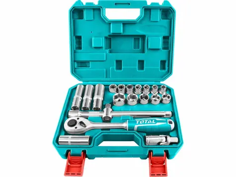 TOTAL-TOOLS industrial Hlavice nástrčné sada 20ks / 1.2