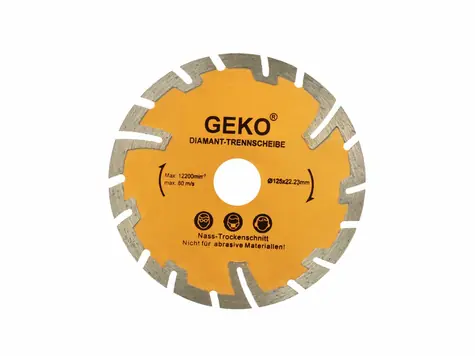 GEKO Kotouč diamantový řezný segmentový 125x8x22.2mm