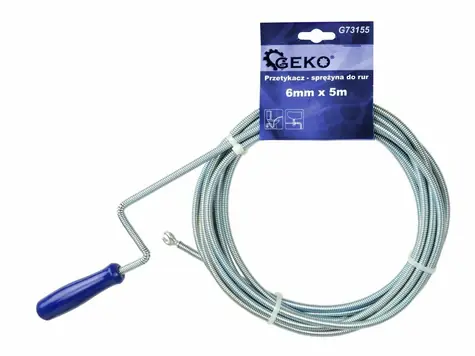 GEKO Pero na protahování odpadů 6 mm x 5 m