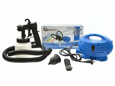 GEKO Pistole stříkací s kompresorem 650 W / 800 ml