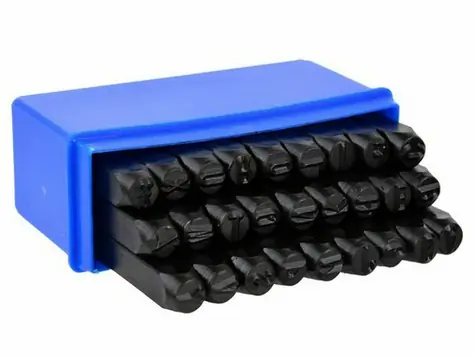 GEKO Razidla písmenková 8 mm 27 ks 