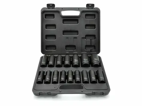 GEKO Sada 16 nástrčných rázových hlavic 1/2