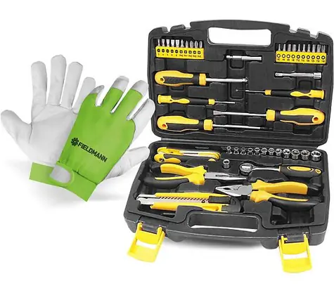 FIELDMANN FDG 5015 + FZO 5010 / Sada nářadí + rukavice