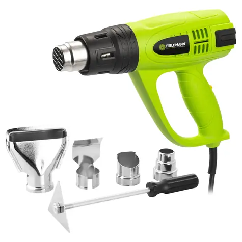 FIELDMANN FDHP 202000-E / Horkovzdušná pistole / 2000W / 350 a 600°C / 300 l/min a 500 l/min