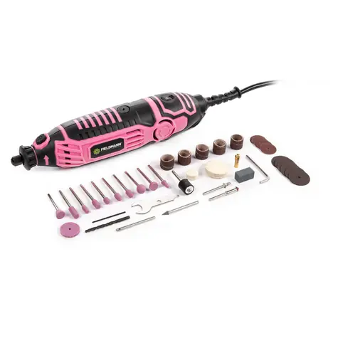 FIELDMANN FDMB 200170-A / Modelářská bruska / 7.2V / 1300 mAh / 5 000 – 25 000 ot/min / 3.2 mm / 70 ks příslušenství 