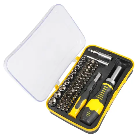 FIELDMANN FDS 1005-65R / Sada bitů se šroubováky 65 ks