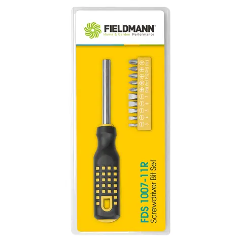 FIELDMANN FDS 1007-11R / Šroubovák + bity 11 ks