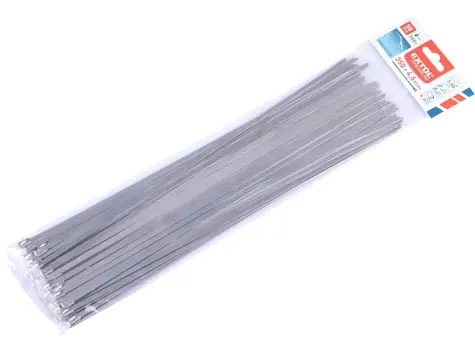 EXTOL-PREMIUM Pásky stahovací NEREZ 350x4.6mm 50ks 