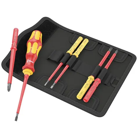 WERA Kraftform Kompakt VDE 7 Universal 1 Tool Finder 7 dílný