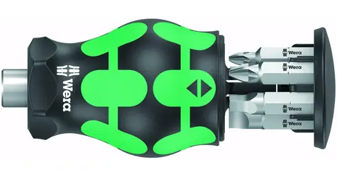 WERA Kraftform Kompakt Stubby se zásobníkem 4 - 6 dílný