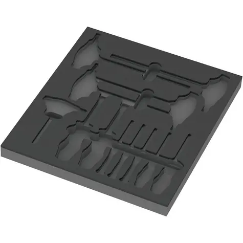 WERA 9813 Šroubováky Hex v pěnové vložce set 1 - bez nářadí