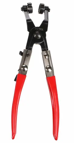 SIXTOL MECHANIC HOSE CLAMP 6 / Kleště na jednoduché samosvorné hadicové spony - zahnuté 
