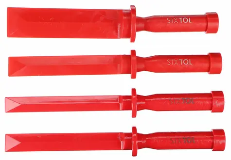 SIXTOL MECHANIC WEIGHT REMOVAL 4 / Plastové škrabky pro odstraňování lepeného závaží 4ks 