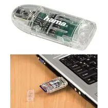 Hama čtečka SDHC/microSDHC, USB