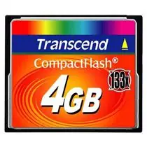 Transcend Compact Flash karta 133x 4GB
