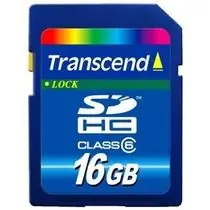 Transcend SDHC karta 16GB Class 6