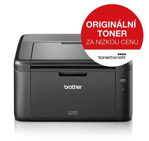 Brother HL-1222WE / čb laser / 20str./ 2400 x 600 dpi / A4 / USB / Wi-Fi