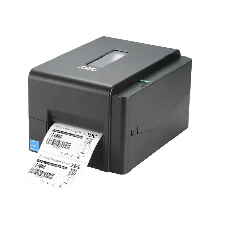 TSC TE210 Stolní termotiskárna etiket / TT-DT / 203 dpi / 108mm / USB / RS-232 / LAN / černá