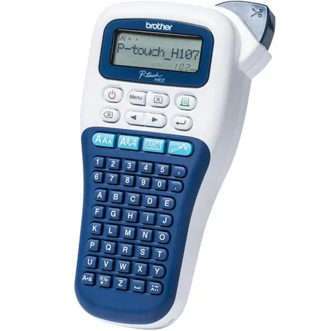 Brother PT-H107B / Ruční tiskárna štítků P-touch / Termotransferová / LCD / TZe páska 
