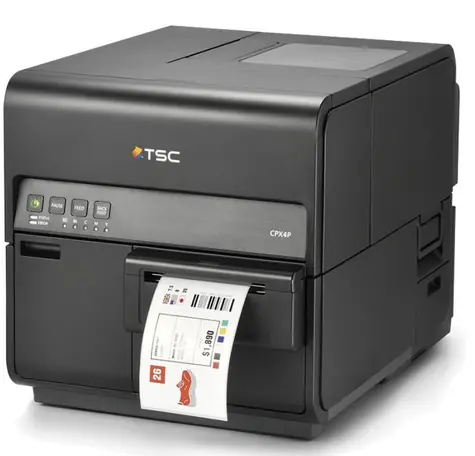 TSC CPX4P černá / Pigment Ink. / Tiskárna samolepicích štítků / 1200dpi / USB+LAN