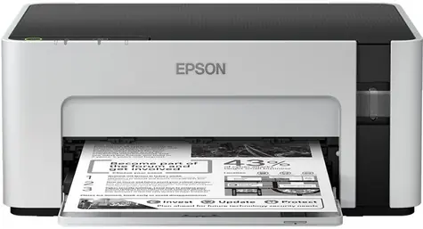 EPSON EcoTank M1100 bílá / Inkoustová tiskárna černobílá / 1440 x 720 dpi / A4 / USB