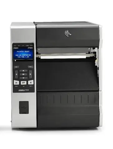ZEBRA ZT620 203dpi BT šedá / TT / Tiskárna samolepicích štítků / 203dpi / USB+RS-232+LAN+BT 