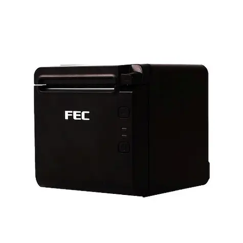 FEC TP-100 černá / pokladní / 83mm / Termotiskárna / 203dpi / USB / RS232 / LAN