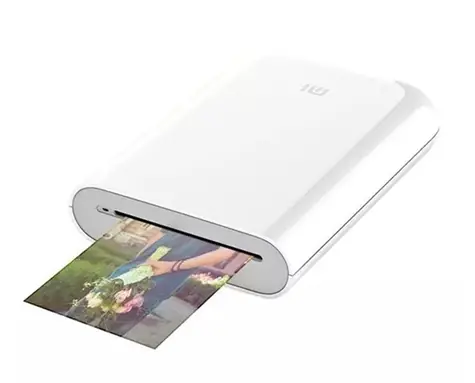 Xiaomi Mi Portable Photo Printer bílá / mobilní fototiskárna / technologie Zink / rozlišení tisku 313x400dpi / micro-USB
