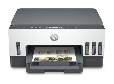 HP Smart Tank 7005 All-in-One / multifunkční tiskárna / A4 / skener / kopírka / tisk / 1200x1200dpi / USB / WiFi / BT