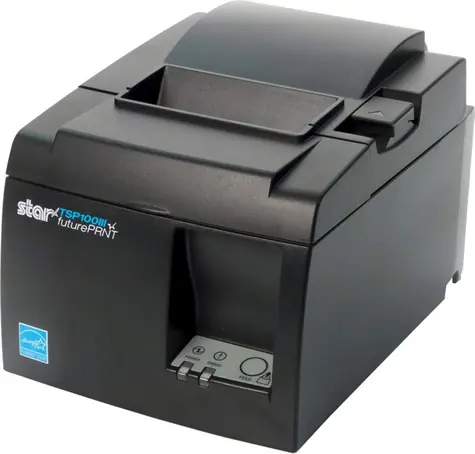 STAR Micronics TSP143IIU+ šedá / pokladní / Termotiskárna / USB / řezačka 