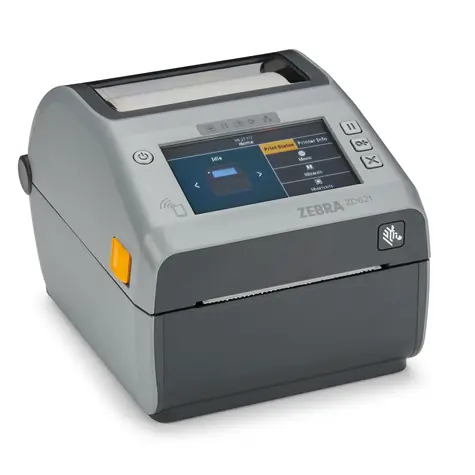 ZEBRA ZD621d 203dpi displej řezačka šedá / DT / Tiskárna samolepicích štítků / 203dpi / USB+BT+Wi-Fi+RS232+LAN