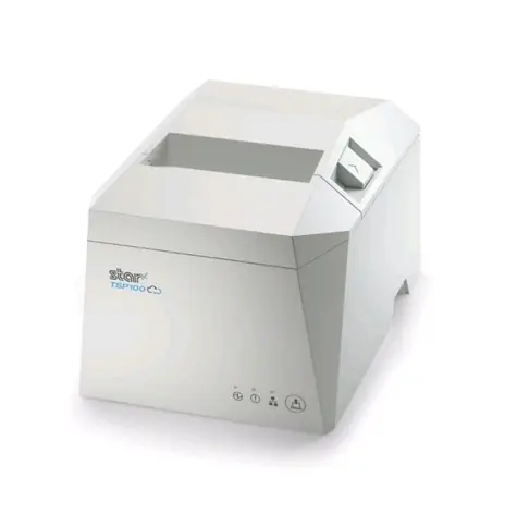 STAR Micronics TSP143IV bílá / Pokladní termotiskárna / USB-C & LAN / řezačka / zdroj