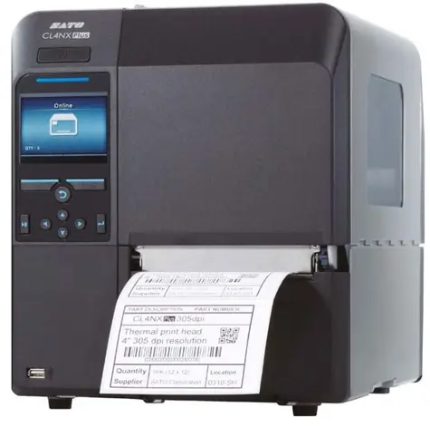 SATO CL4NX Plus / Tiskárna štítků / 305dpi / USB / RS232 / LAN / UK napájecí kabel