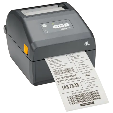 ZEBRA ZD421 Cartridge / Tiskárna štítků / TT / 203dpi / USB / LAN / BT / RTC / šedá
