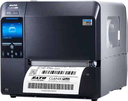 SATO CL6NX Plus 203 dpi řezačka / Tiskárna štítků / 203dpi / USB / RS232 / LAN / EU napájecí kabel