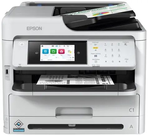 EPSON WorkForce Pro WF-M5899DWF bílá / Černobílá inkoustová multifunkce / A4 / 34 ppm / 1200x2400dpi / USB / LAN / Wi-Fi