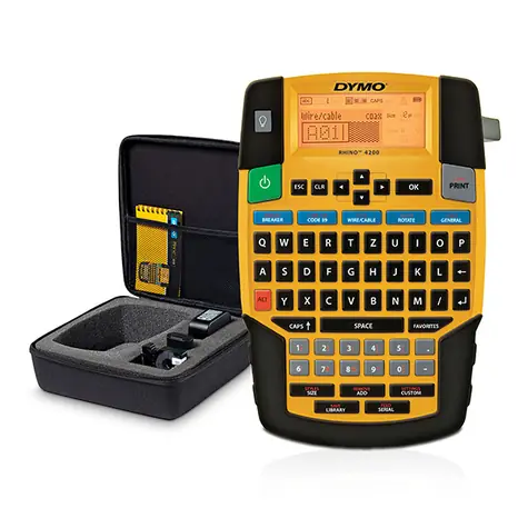 Dymo RHINO 4200 / Tiskárna samolepicích štítků / s kufříkem