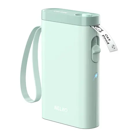 Nelko P21 zelená / Termální tiskárna štítků / 203 dpi / BT / USB-C 