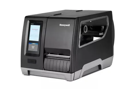 HONEYWELL PM45 / Tiskárna štítků / TT / 300dpi / Navíječ podkladu / LTS / LCD / USB / RS-232 / LAN